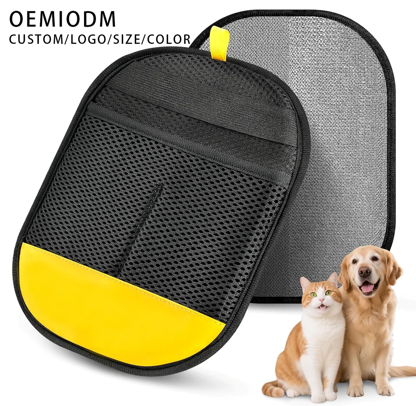 Eco-Friendly Pet Hair Removal Gloves – Reusable Grooming Tool for Cats & Dogs