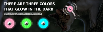 AirTag Cat Collar with Secure Holder, Reflective Safety Strap & Bell